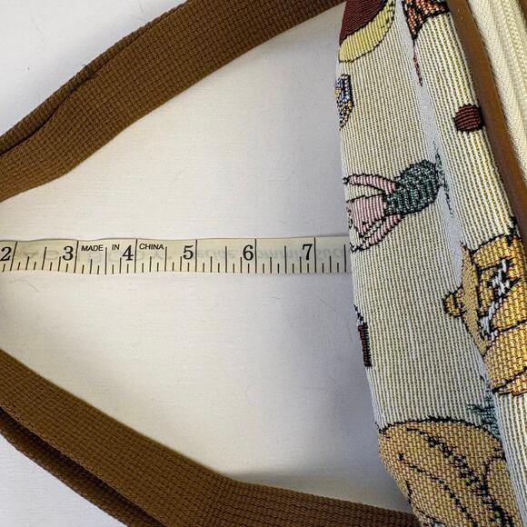 Disney Classic Pooh Tapestry Diaper Bag Bottle Holder Baby Utility Carryall NWT - Picture 14 of 15